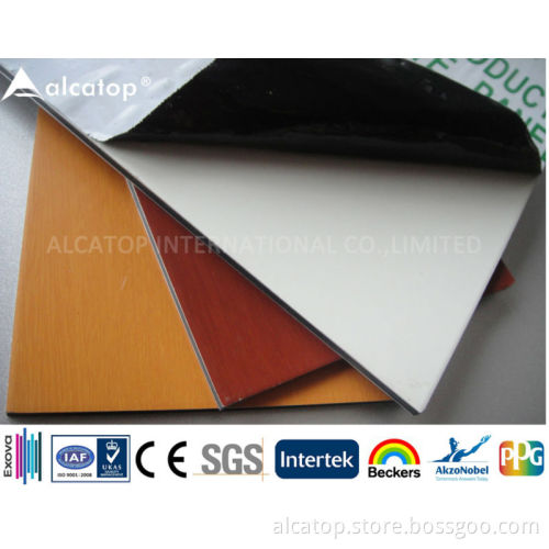 4mm CE Certificated Fire-proof FVDF coated ACP